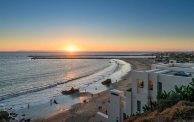 Lüks oceanside Corona del Mar Newport Beach yakınındaki evlerde