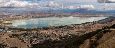 Lake Elsinore California Panoraması