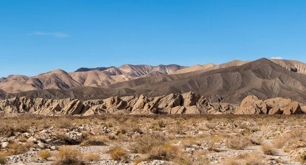 Badlands near Borrego Springs in California desert — Stock Photo, Image