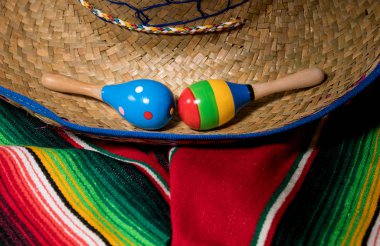 Cinco de Mayo arka plan ahşap kurullarında