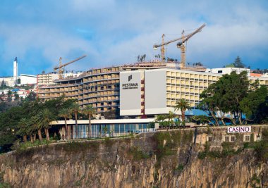 Pestana otel ve casino yapım aşamasında Funchal