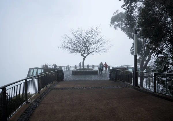 Geçit ve Cabo Girao deniz cliff Madiera manzaraya — Stok fotoğraf