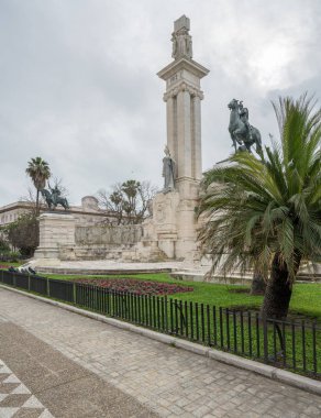 Cadiz, Güney İspanya Anayasada anıt