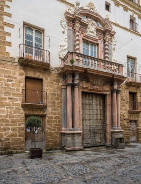 Cadiz, Güney İspanya ahşap kapılar