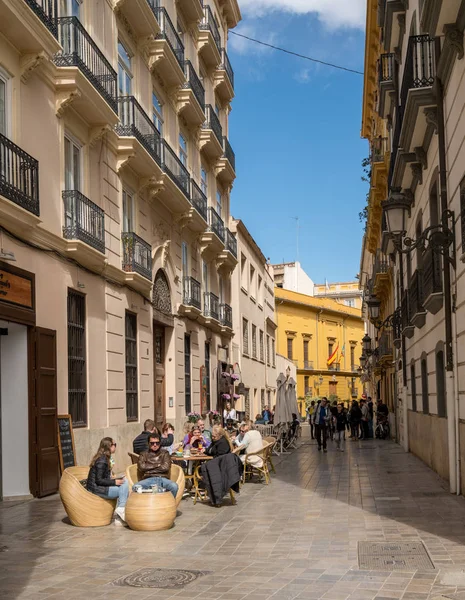 Iglesia y Torre de Santa Catalina en Valencia España — Foto de Stock