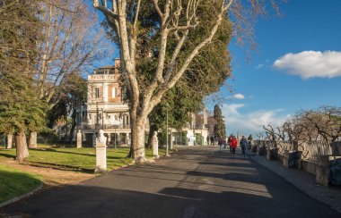 Villa Borghese Parkı 'ndaki Casina Valadier