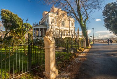 Villa Borghese Parkı 'ndaki Casina Valadier