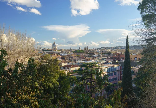 Skyline der Stadt Rom, Italien — Stockfoto