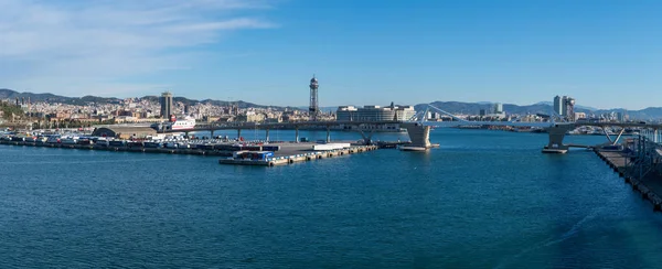 Porta deuropa bridge i Barcelona — Stockfoto