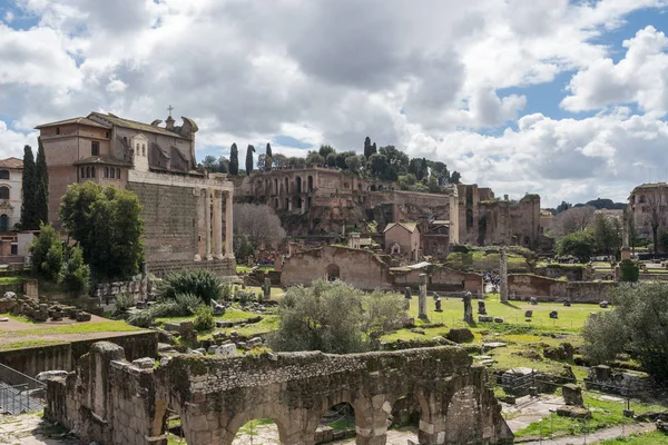 Igreja de São Cosme e Damião em Roma — Fotografia de Stock