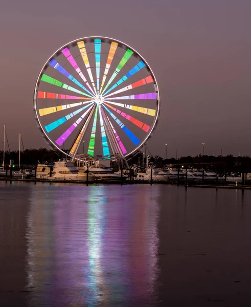 Ferris wheel at National Harbor in Maryland outside Washington DC — Stock Photo, Image