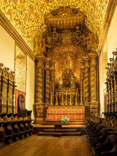 Εσωτερικό της εκκλησίας Se ή καθεδρικό ναό στο Viseu στην Πορτογαλία — Φωτογραφία Αρχείου