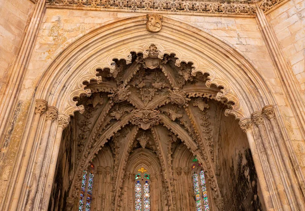 Unfinished chapel at the Monastery of Batalha near Leiria in Portugal — Stock Photo, Image