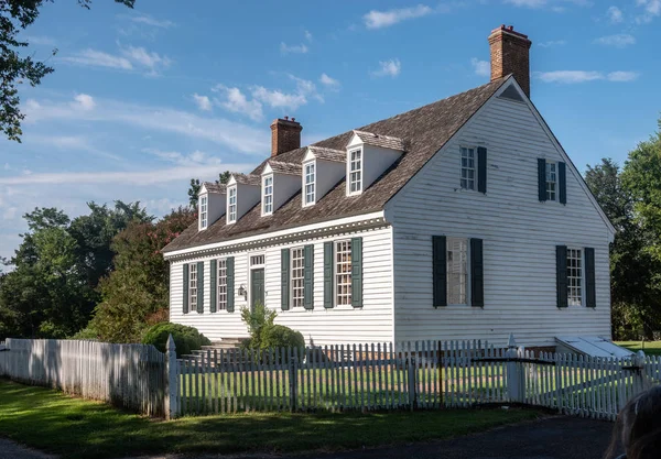 Dudley Digges huis in Yorktown Virginia — Stockfoto
