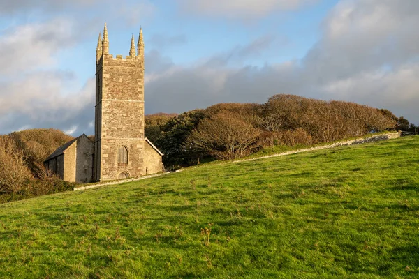 Ancient parish church of St Morwenna at Morwenstow — Stock Photo, Image