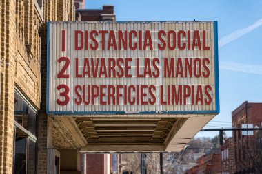 İspanyol dilinde sinema kurulunda Coronavirüs 'ten kaçınma önerileri