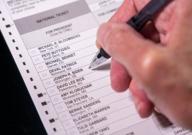 Joe Biden 'a odaklı demokrat parti oy pusulası