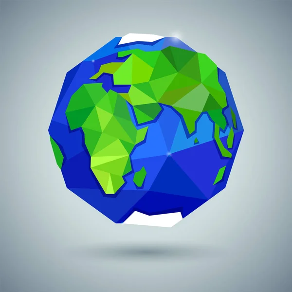 Icono de globo o tierra, planeta — Archivo Imágenes Vectoriales