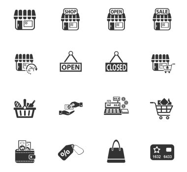 alışveriş Icon set