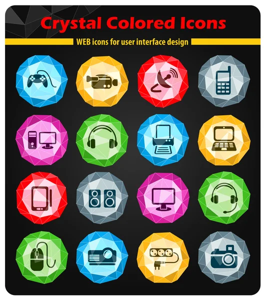 Conjunto de iconos dispositivos — Vector de stock