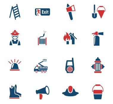 İtfaiye Icon set