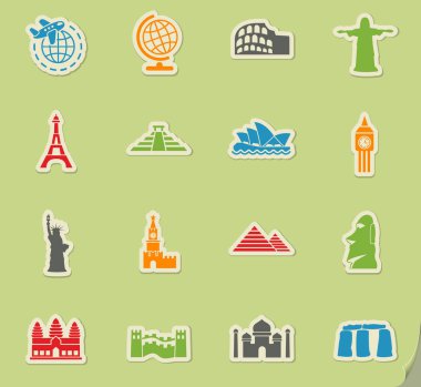 seyahat ve simge seti merak ediyor