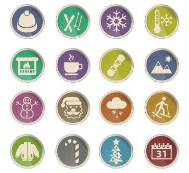 Kış Icon set