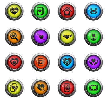aşk Icon set
