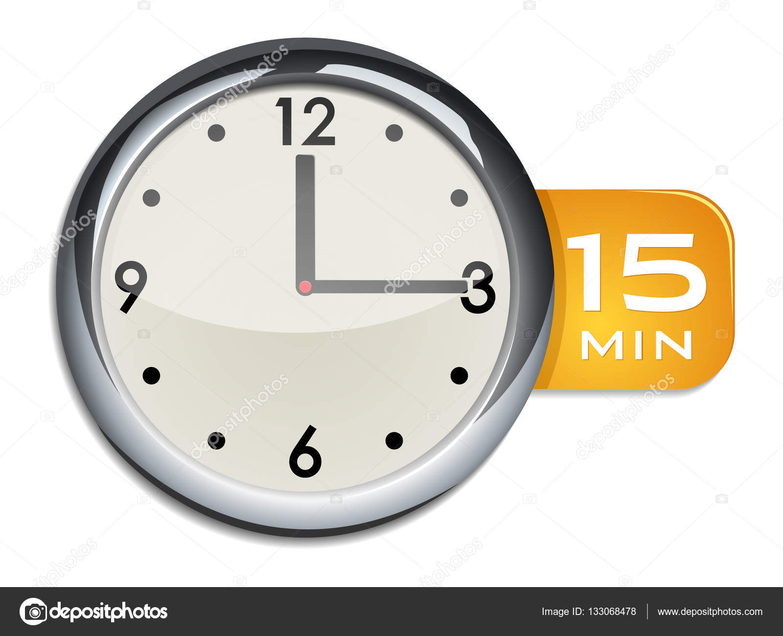 15 min clock