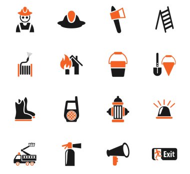 İtfaiye Icon set