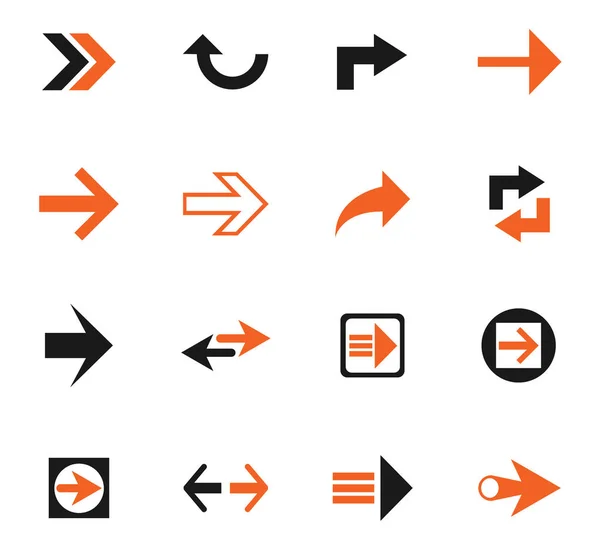 Arrow icon set — Stock Vector