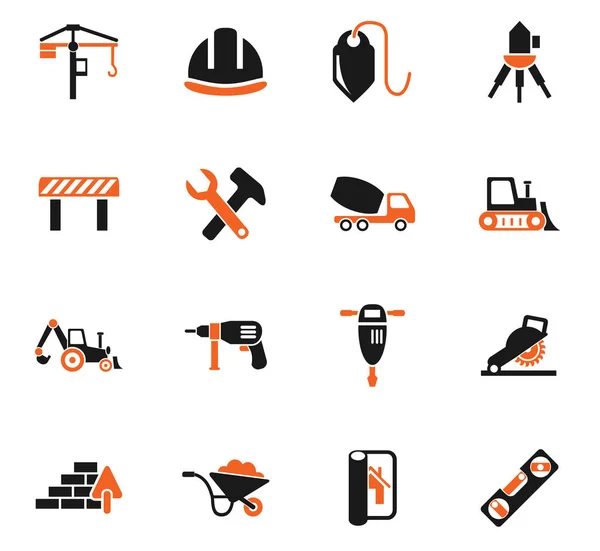 Conjunto de icono de construcción — Vector de stock