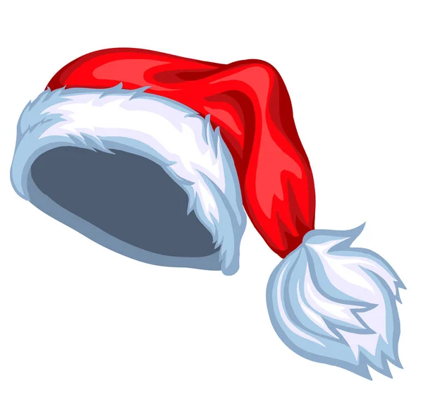 Santa hat vectorillustratie — Stockvector