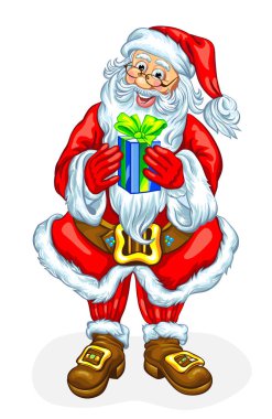 Dost Noel Baba hediye kutusu ile