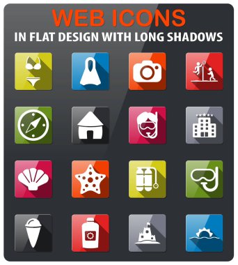 Sadece simgeleri plaj