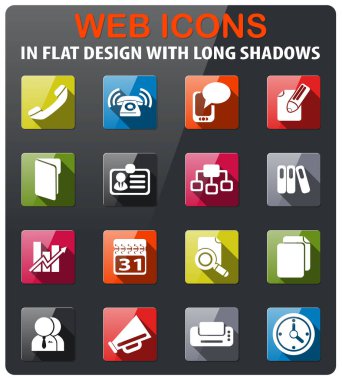 iş basit vektör ikonlar