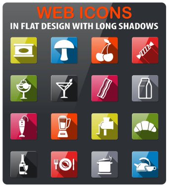 Yemek ve mutfak sadece simgeleri