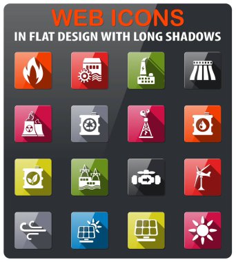 Güç üretimi sanayi simgeleri