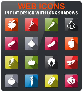 Sebze sadece simgeleri