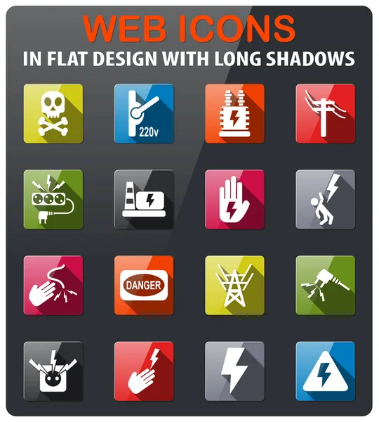 yüksek gerilim Icon set