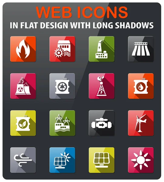 Güç üretimi sanayi simgeleri