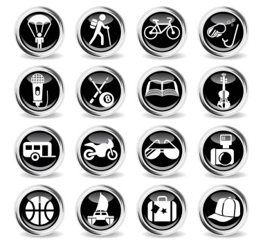 Yaşam tarzı Icon set