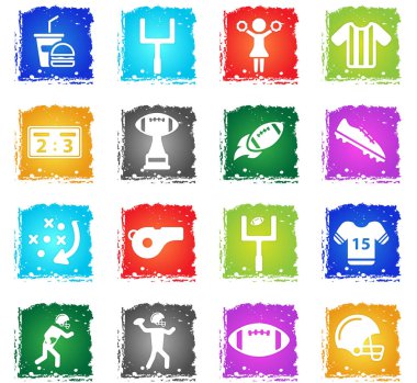 Amerikan futbolu sadece simgeleri