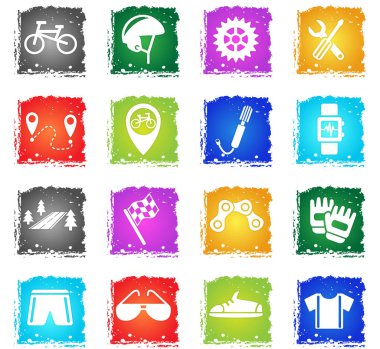 Bisiklet Icon set