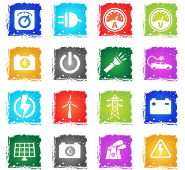 Elektrik sadece simgeleri