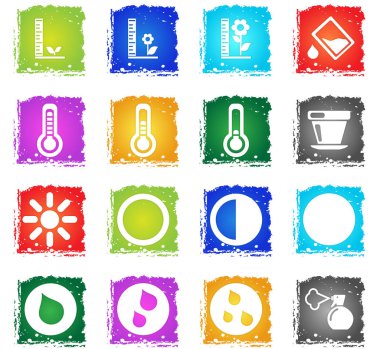 bitki yetiştirme imzalamak siluet simgeler