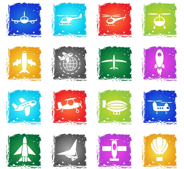 Icono del aeropuerto conjunto — Vector de stock