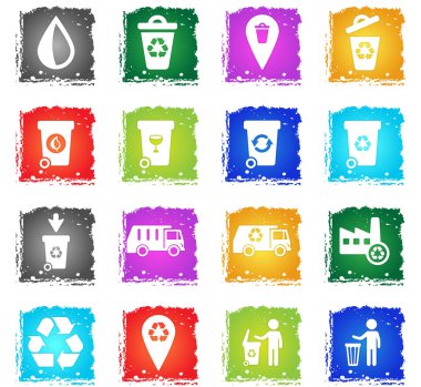 çöp Icon set