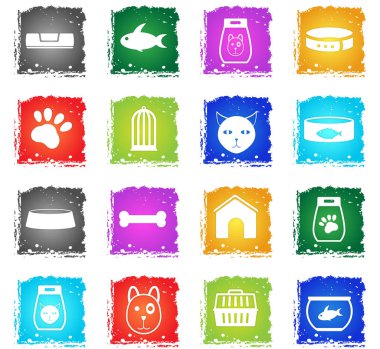 Evcil hayvan Icon set için ürünler