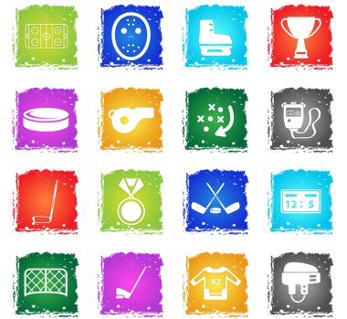 Hokey sadece simgeleri